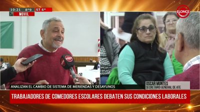 ATE cuestion&oacute; los cambios en comedores escolares y alert&oacute; por las condiciones laborales